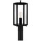 Quoizel Hazel 1-Light Earth Black Outdoor Post Lantern HAZ9009EK - alternate 3